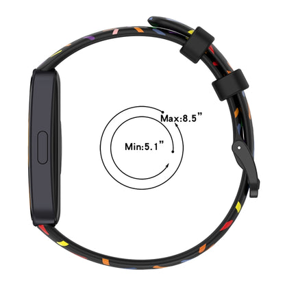 For Huawei Band 8 / 9 ENKAY Hat-Prince Full Coverage Screen Protector + Adjsutable Silicone Sport Loop Strap Watchband(Pink) by ENKAY