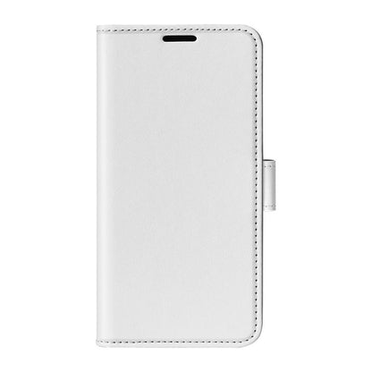 For iPhone 16e R64 Texture Horizontal Flip Leather Phone Case(White) by bashfashion