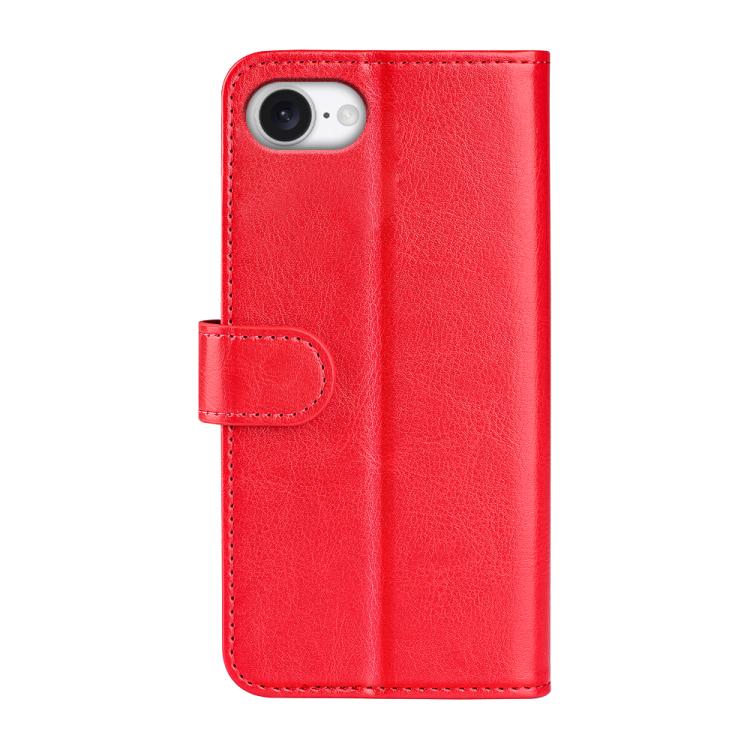 For iPhone 16e R64 Texture Horizontal Flip Leather Phone Case(Red) by bashfashion