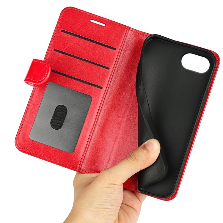 For iPhone 16e R64 Texture Horizontal Flip Leather Phone Case(Red) by bashfashion