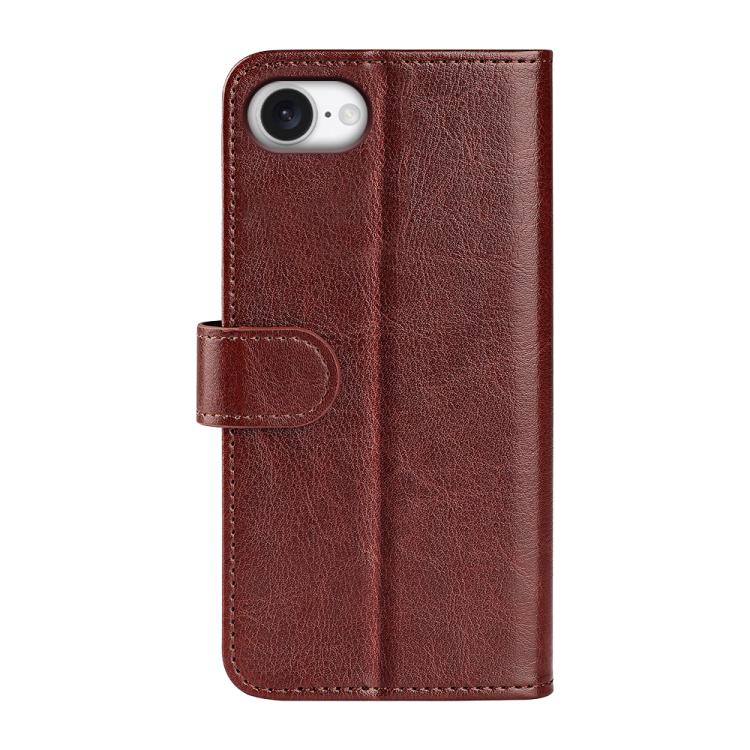 For iPhone 16e R64 Texture Horizontal Flip Leather Phone Case(Brown) by bashfashion
