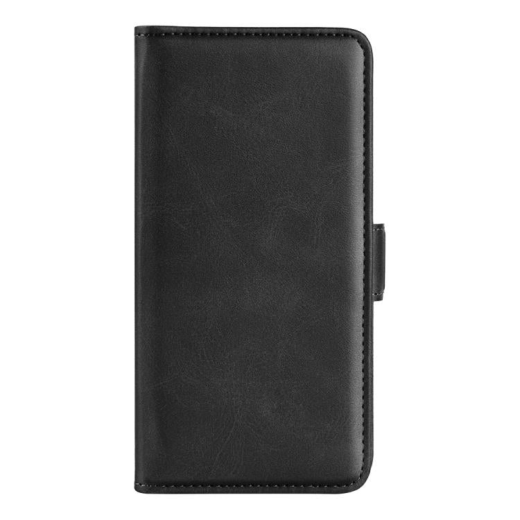 For iPhone 16e Dual-side Magnetic Buckle Horizontal Flip Leather Phone Case(Black) by bashfashion