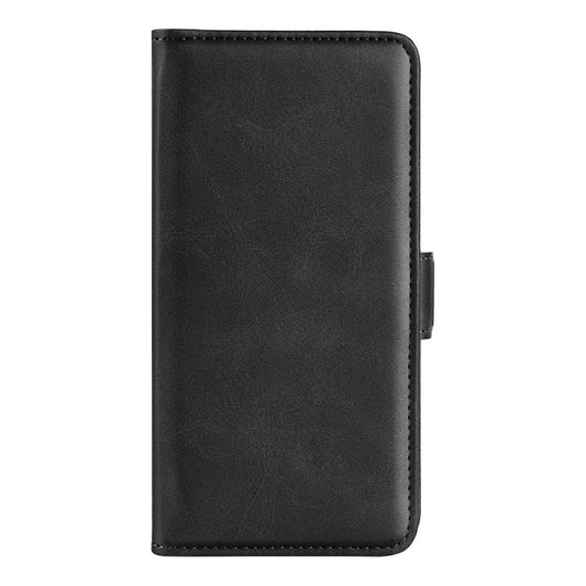 For iPhone 16e Dual-side Magnetic Buckle Horizontal Flip Leather Phone Case(Black) by bashfashion