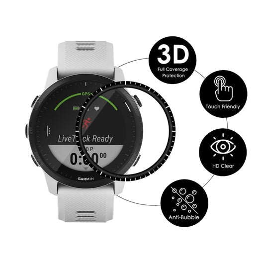 For Garmin Forerunner 945 5pcs ENKAY 3D Full Coverage Soft PC Edge PMMA HD Screen Protector Film by ENKAY