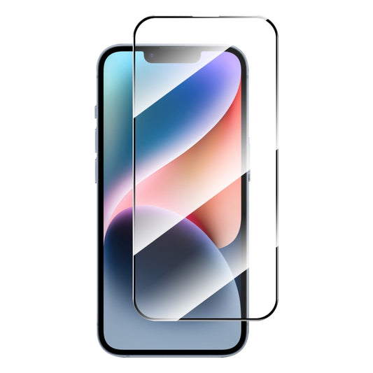 For iPhone 15 Plus ENKAY Full Glue High Aluminum-silicon Tempered Glass Film by ENKAY