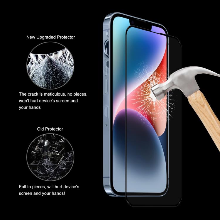 For iPhone 16e ENKAY Full Glue High Aluminum-silicon Tempered Glass Film by ENKAY