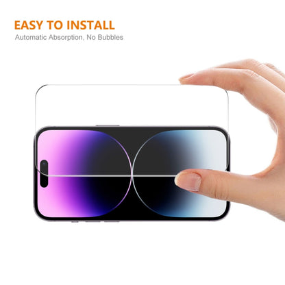 For iPhone 15 Pro Max 5pcs ENKAY 0.26mm 9H 2.5D High Aluminum-silicon Tempered Glass Film by ENKAY