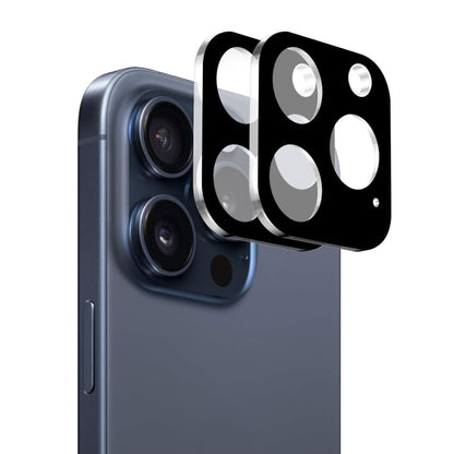 For iPhone 16 Pro / 16 Pro Max 2pcs ENKAY Hat-Prince 9H Rear Camera Lens Tempered Glass Film by ENKAY