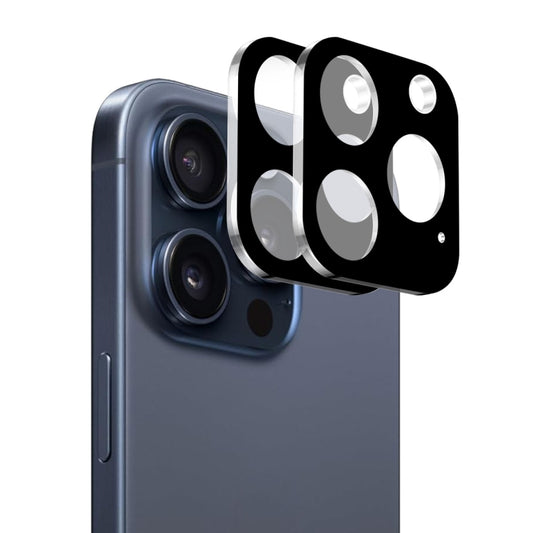 For iPhone 16 Pro / 16 Pro Max 2pcs ENKAY Hat-Prince 9H Rear Camera Lens Tempered Glass Film by ENKAY