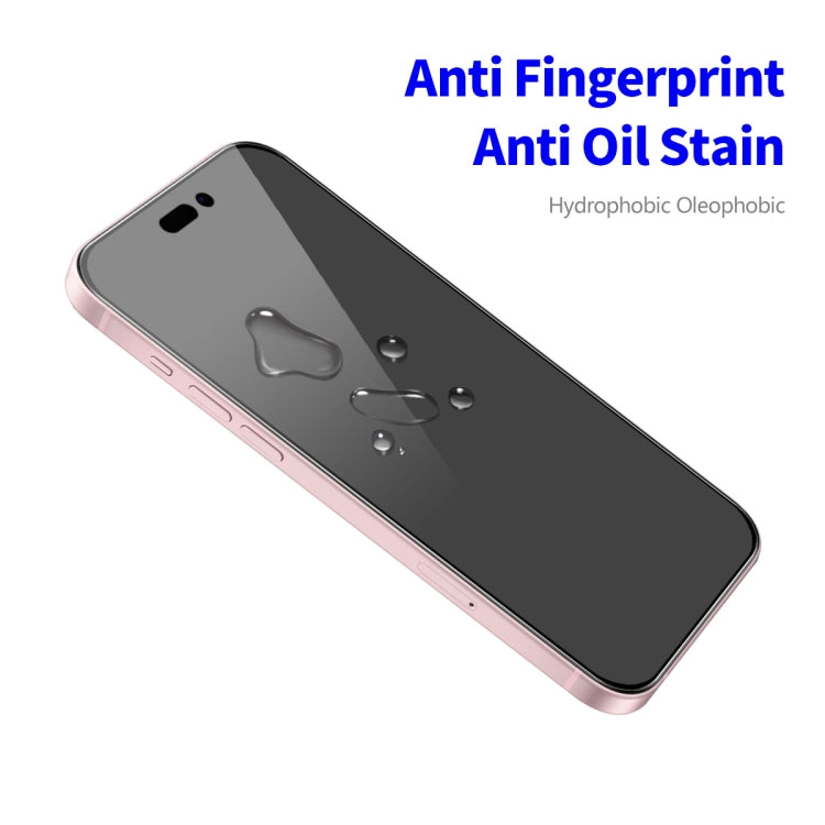 For iPhone 15 Plus ENKAY Hat-Prince 28 Degree Anti-peeping Tempered Glass Full Screen Film by ENKAY