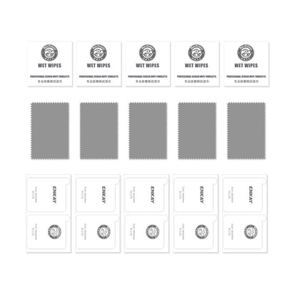 For iPhone 16 Pro 5pcs ENKAY Hat-Prince 28° Anti-peeping Tempered Glass Protector Full Screen Film by ENKAY