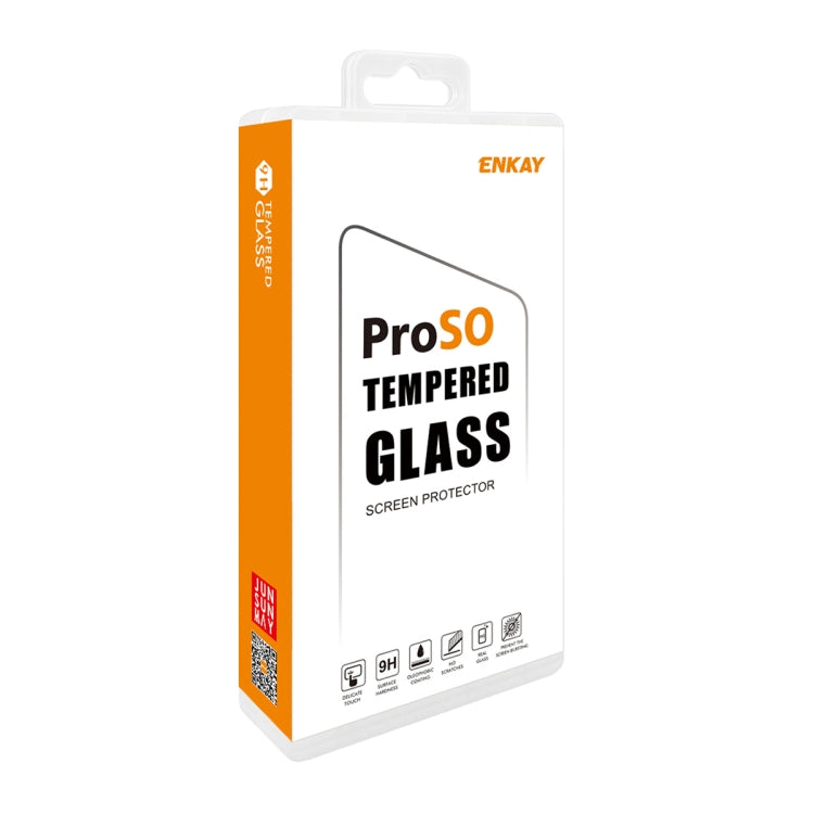For iPhone 16 Pro 5pcs ENKAY Hat-Prince 28° Anti-peeping Tempered Glass Protector Full Screen Film by ENKAY