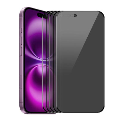 For iPhone Air 5pcs ENKAY Hat-Prince 28° Anti-peeping Tempered Glass Protector Full Screen Film by ENKAY