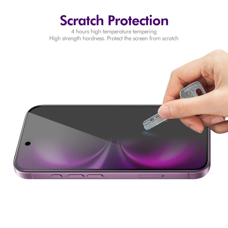 For iPhone Air 5pcs ENKAY Hat-Prince 28° Anti-peeping Tempered Glass Protector Full Screen Film by ENKAY
