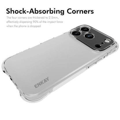 For iPhone 17 Pro Max ENKAY Hat-Prince Transparent TPU Shockproof Phone Case by ENKAY