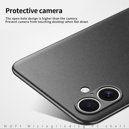 For iPhone 17 MOFI Fandun Series Frosted PC Ultra-thin All-inclusive Phone Case(Black) by MOFI