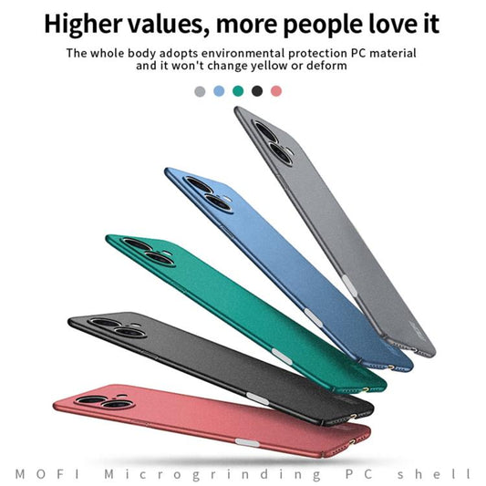 For iPhone 17 MOFI Fandun Series Frosted PC Ultra-thin All-inclusive Phone Case(Red) by MOFI