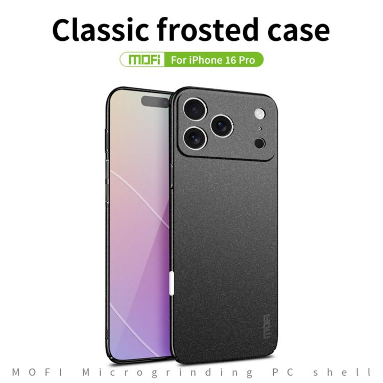 For iPhone 17 Pro MOFI Fandun Series Frosted PC Ultra-thin All-inclusive Phone Case(Green) by MOFI