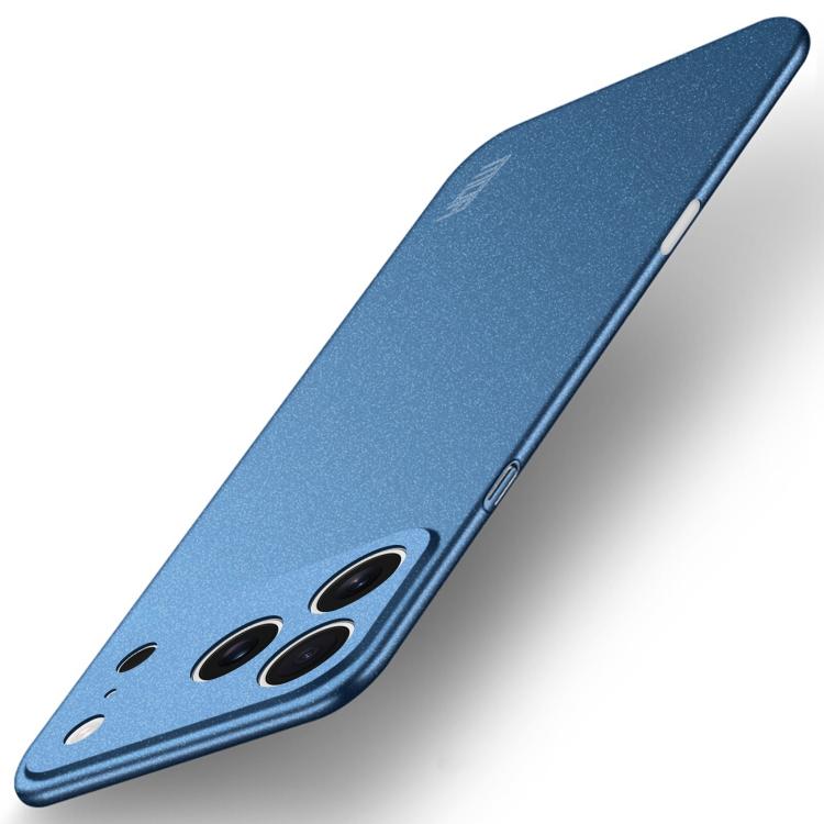 For iPhone 17 Pro Max MOFI Fandun Series Frosted PC Ultra-thin All-inclusive Phone Case(Blue) by MOFI