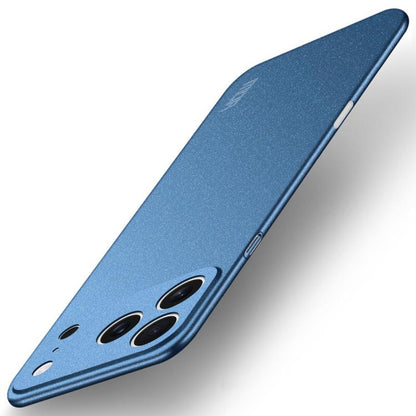 For iPhone 17 Pro Max MOFI Fandun Series Frosted PC Ultra-thin All-inclusive Phone Case(Blue) by MOFI