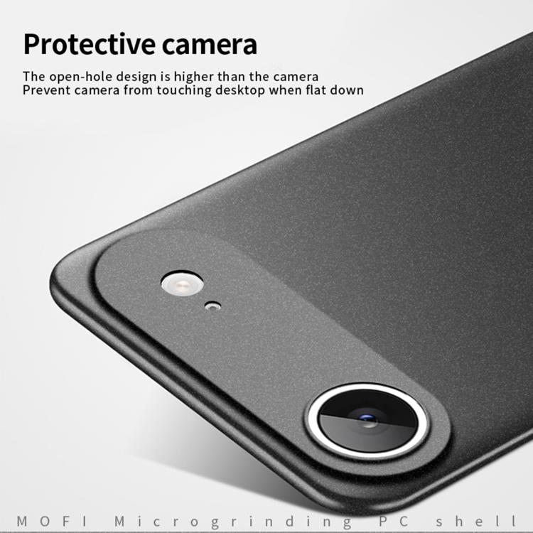 For iPhone Air MOFI Fandun Series Frosted PC Ultra-thin All-inclusive Phone Case(Black) by MOFI