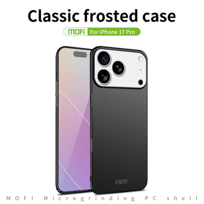 For iPhone 17 Pro MOFI Frosted PC Ultra-thin Hard Phone Case(Blue) by MOFI