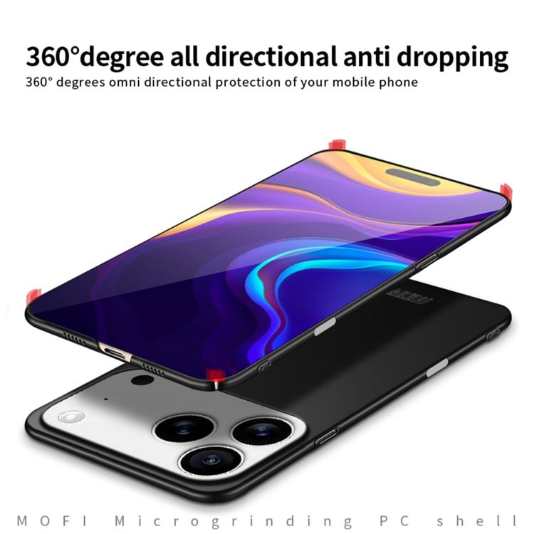 For iPhone 17 Pro Max MOFI Frosted PC Ultra-thin Hard Phone Case(Red) by MOFI