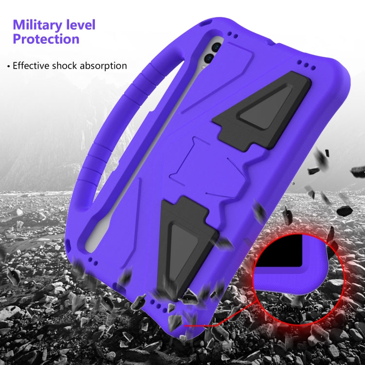 For Samsung Galaxy Tab S8 EVA Shockproof Tablet Case with Holder(Purple) by bashfashion