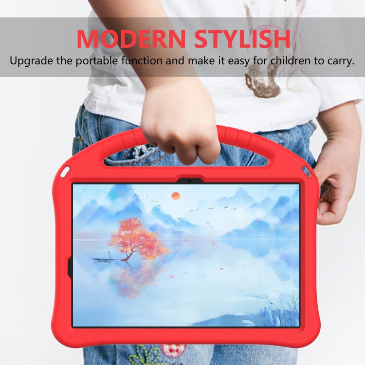 For Samsung Galaxy Tab S7 T870 EVA Shockproof Tablet Case with Holder(Red) by bashfashion