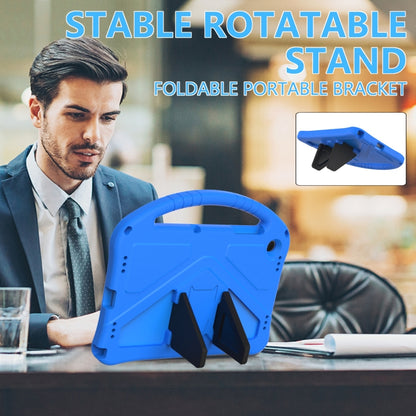 For Samsung Galaxy Tab A9+ EVA Shockproof Tablet Case with Holder(Blue) by bashfashion