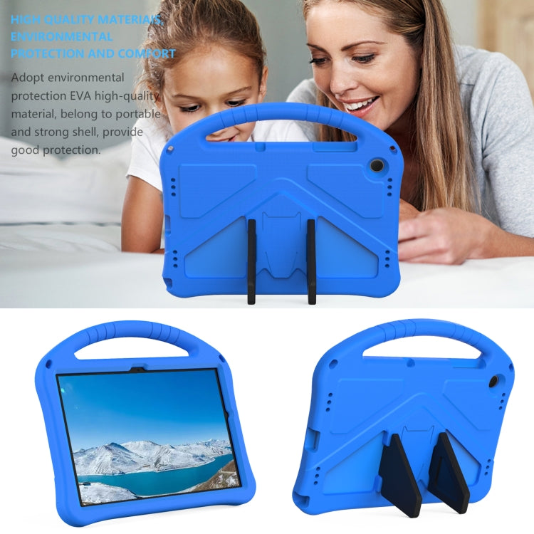 For Samsung Galaxy Tab A9+ EVA Shockproof Tablet Case with Holder(Blue) by bashfashion
