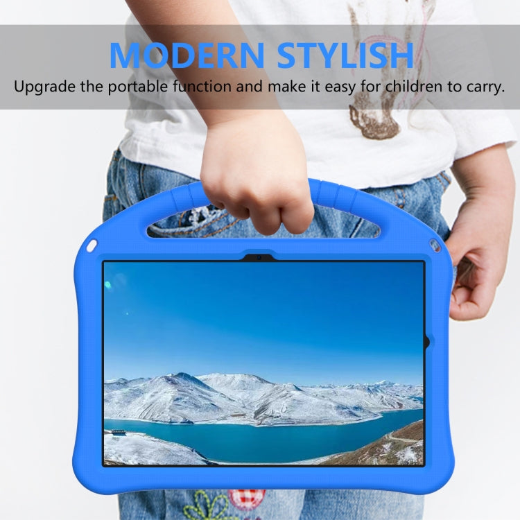 For Samsung Galaxy Tab A9+ EVA Shockproof Tablet Case with Holder(Blue) by bashfashion