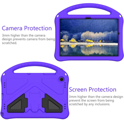 For Samsung Galaxy Tab A9+ EVA Shockproof Tablet Case with Holder(Purple) by bashfashion