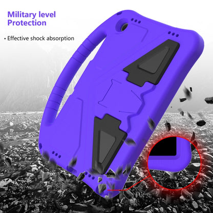 For Samsung Galaxy Tab A9+ EVA Shockproof Tablet Case with Holder(Purple) by bashfashion