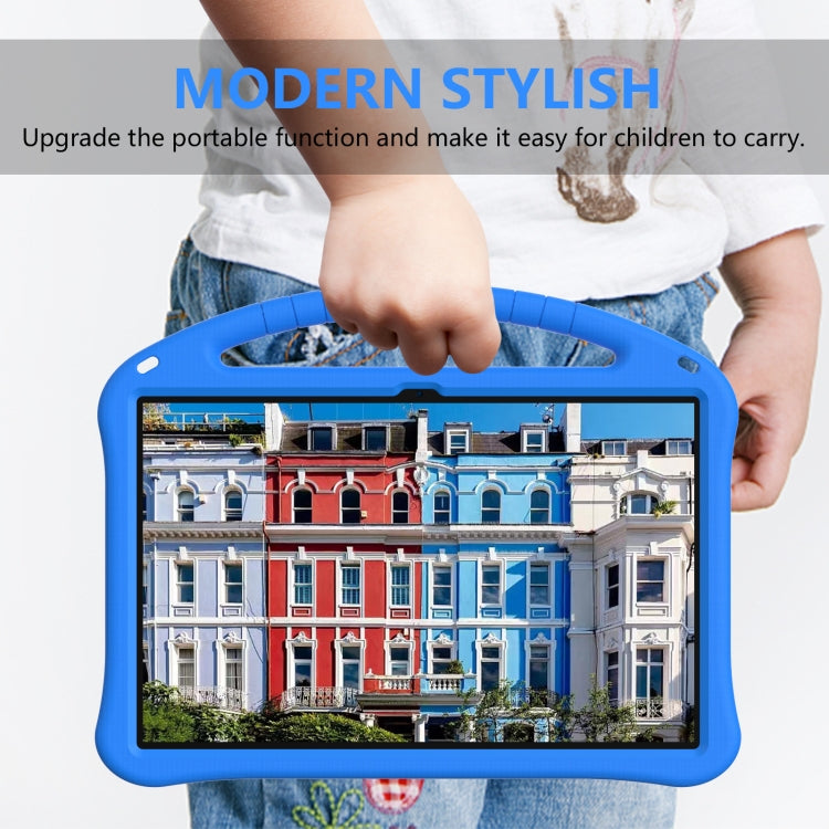 For Samsung Galaxy Tab S8 Ultra EVA Shockproof Tablet Case with Holder(Blue) by bashfashion