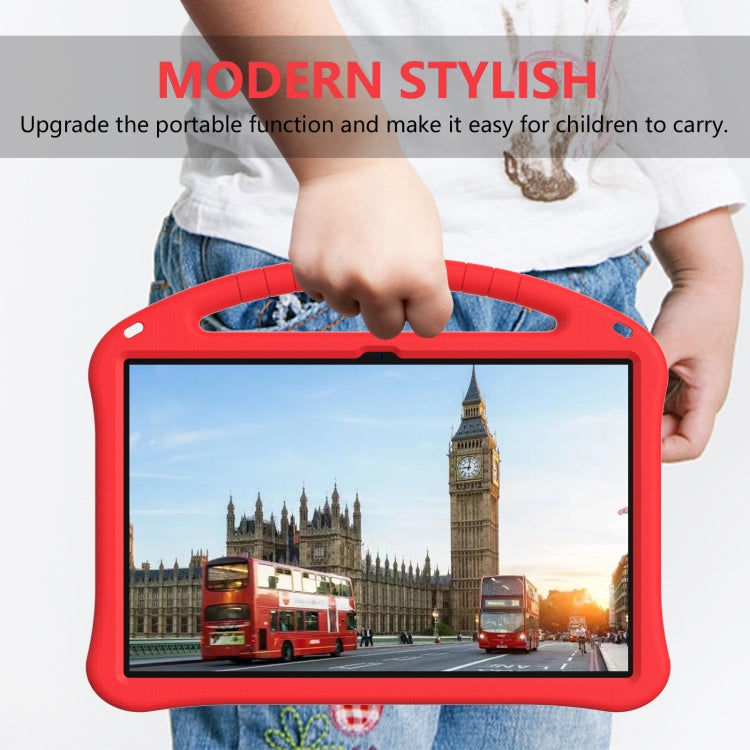 For Samsung Galaxy Tab S8 Ultra EVA Shockproof Tablet Case with Holder(Red) by bashfashion