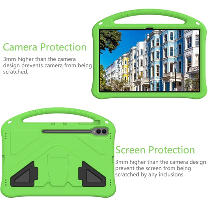 For Samsung Galaxy Tab S8 Ultra EVA Shockproof Tablet Case with Holder(Green) by bashfashion