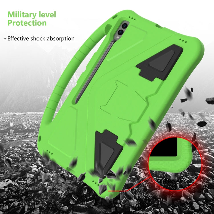 For Samsung Galaxy Tab S8 Ultra EVA Shockproof Tablet Case with Holder(Green) by bashfashion