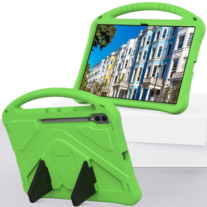 For Samsung Galaxy Tab S8 Ultra EVA Shockproof Tablet Case with Holder(Green) by bashfashion