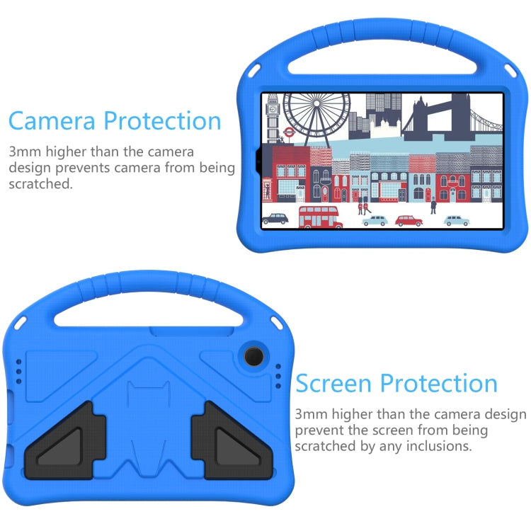 For Samsung Galaxy Tab A9 8.0 2023 EVA Shockproof Tablet Case with Holder(Blue) by bashfashion