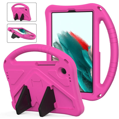 For Samsung Galaxy Tab A9 8.0 2023 EVA Shockproof Tablet Case with Holder(Rose Red) by bashfashion