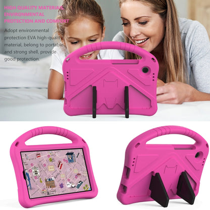 For Samsung Galaxy Tab A9 8.0 2023 EVA Shockproof Tablet Case with Holder(Rose Red) by bashfashion