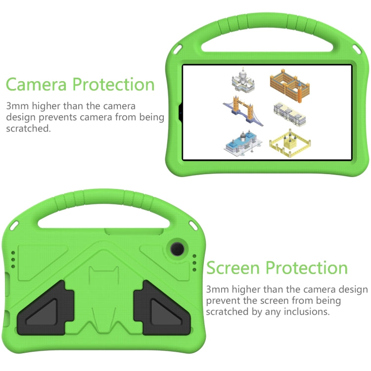 For Samsung Galaxy Tab A9 8.0 2023 EVA Shockproof Tablet Case with Holder(Green) by bashfashion