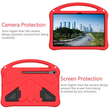 For Samsung Galaxy Tab S10 FE+ EVA Shockproof Tablet Case with Holder(Red) by bashfashion