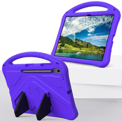 For Samsung Galaxy Tab S10 FE+ EVA Shockproof Tablet Case with Holder(Purple) by bashfashion