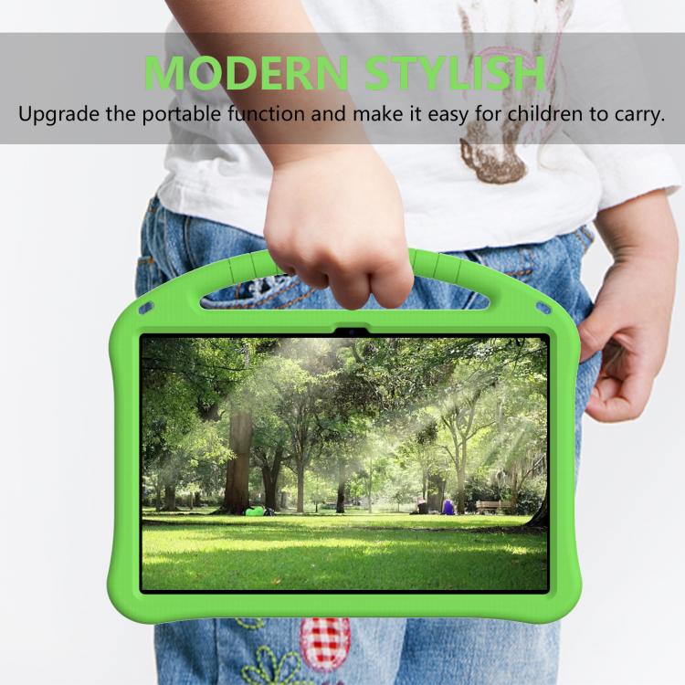 For Samsung Galaxy Tab S10 FE+ EVA Shockproof Tablet Case with Holder(Green) by bashfashion