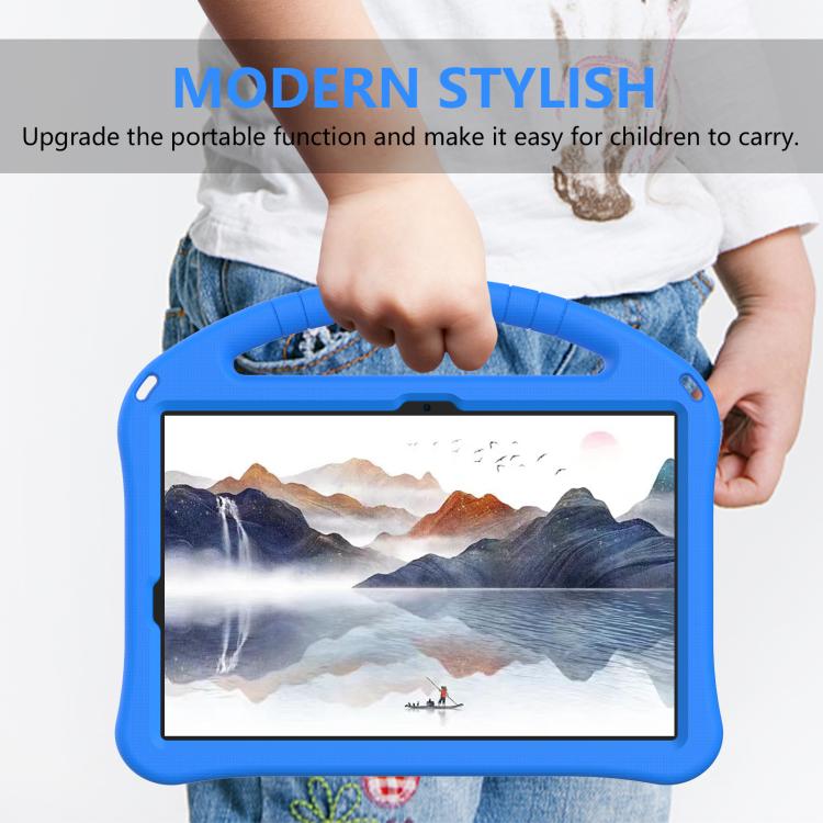 For Samgsung Galaxy Tab S10 FE 11 EVA Shockproof Tablet Case with Holder(Blue) by bashfashion