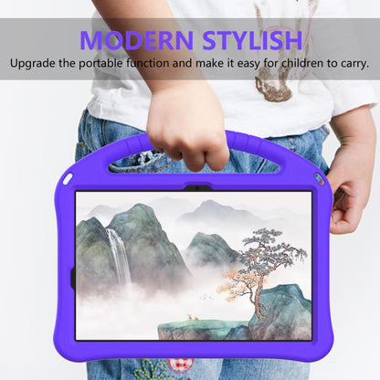 For Samgsung Galaxy Tab S10 FE 11 EVA Shockproof Tablet Case with Holder(Purple) by bashfashion