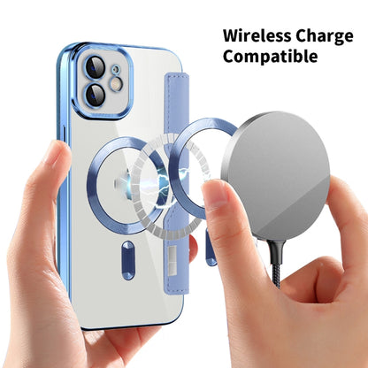 For iPhone 16e Shield Magsafe RFID Anti-theft Rhombus Leather Phone Case(Black) by bashfashion