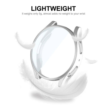 For Samsung Galaxy Watch6 40mm ENKAY Hat-Prince Full Coverage Electroplated Soft TPU Case with Screen Protection(Black) by ENKAY